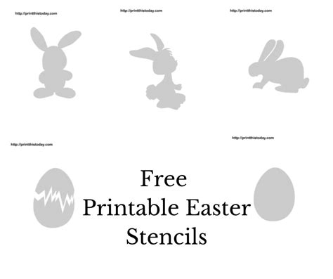 Easter Stencils Printable